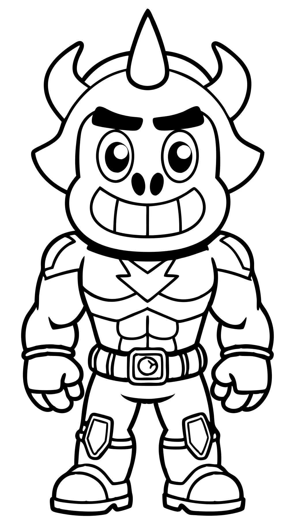 Páginas para colorear de Brawl Stars Ax